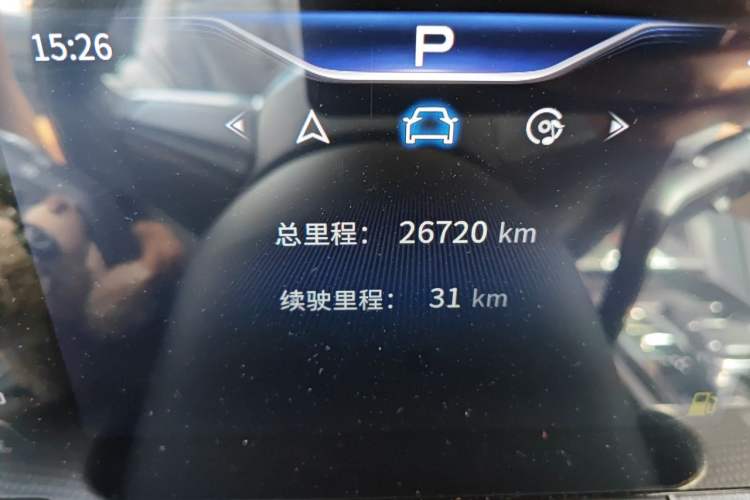 Used Hongqi H5 2023 1.5T DCT Smart Connect Flagship Edition Odometer Close Up