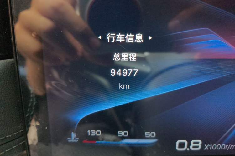 Used Hongqi H5 2023 2.0T Automatic Smart Connect Flagship Edition Odometer Close Up