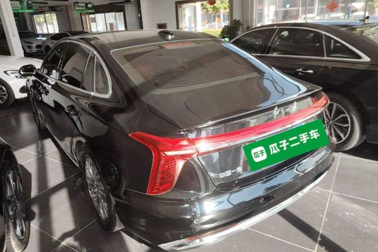 Used Hongqi H5 2023 2.0T Automatic Smart Connect Flagship Edition Rear Left 45 Deg