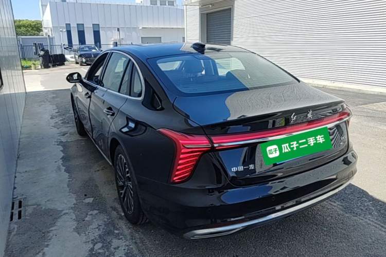 Used Hongqi H5 2023 2.0T Automatic Smart Connect Flagship Edition Rear Left 45 Deg