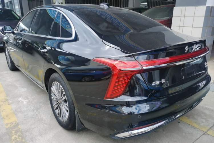 Used Hongqi H5 2023 1.5T DCT Smart Connect Flagship Edition Rear Left 45 Deg