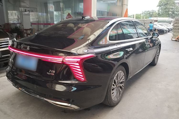 Used Hongqi H5 2023 2.0T Automatic Smart Connect Flagship Edition Rear Right 45 Deg