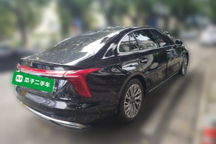 Used Hongqi H5 2023 2.0T Automatic Smart Connect Flagship Edition Rear Right 45 Deg