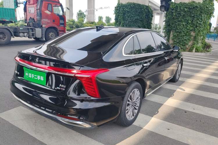 Used Hongqi H5 2023 1.5T DCT Smart Connect Flagship Edition Rear Right 45 Deg