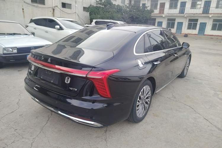 Used Hongqi H5 2023 2.0T Automatic Smart Connect Flagship Edition Rear Right 45 Deg