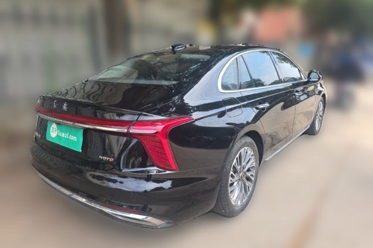 Used Hongqi H5 2023 2.0T Automatic Smart Connect Flagship Edition Rear Right 45 Deg
