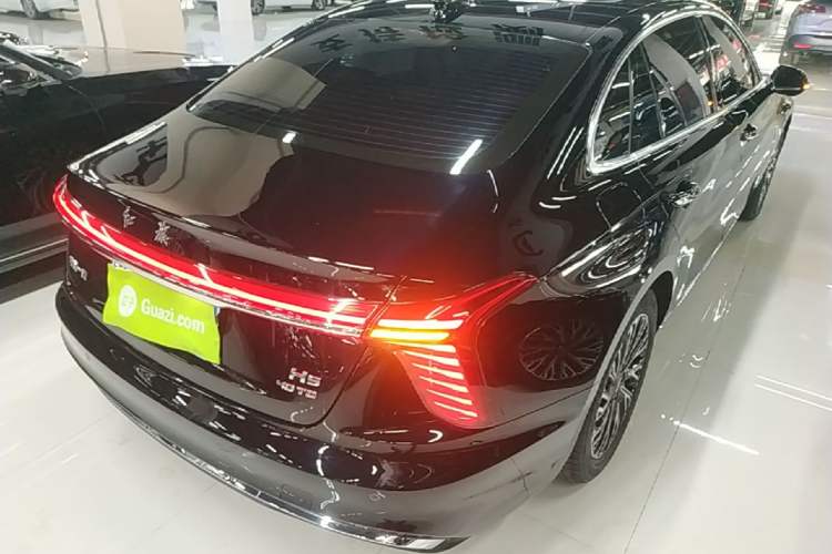 Used Hongqi H5 2023 2.0T Automatic Smart Connect Flagship Edition Rear Right 45 Deg
