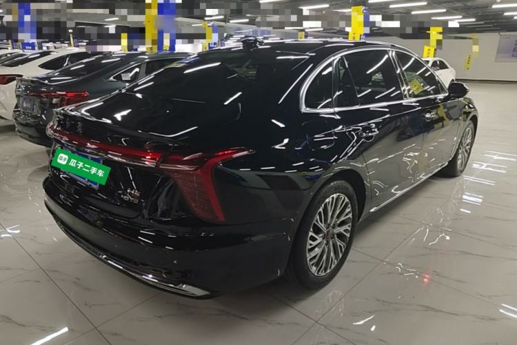 Used Hongqi H5 2023 2.0T Automatic Smart Connect Flagship Edition Rear Right 45 Deg