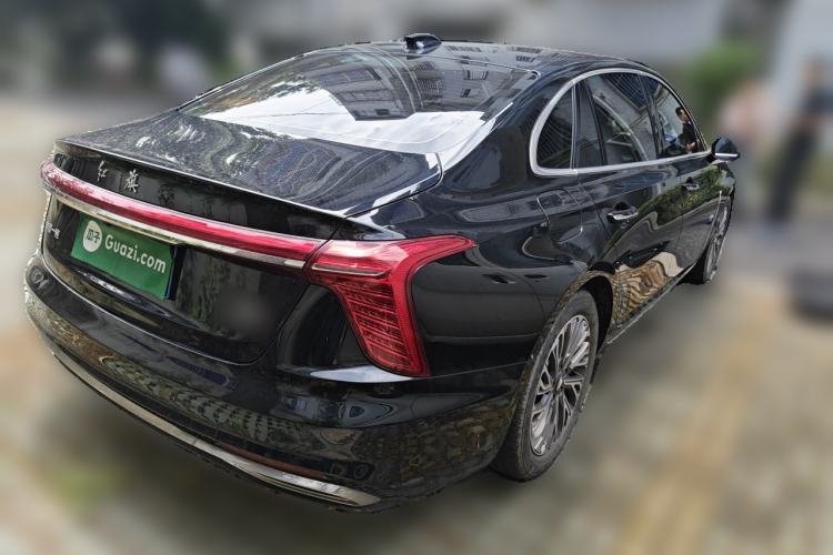 Used Hongqi H5 2023 2.0T Automatic Smart Connect Flagship Edition Rear Right 45 Deg