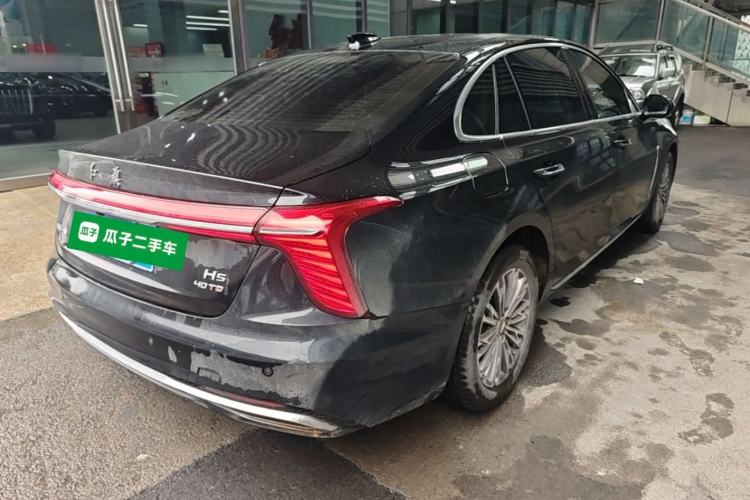 Used Hongqi H5 2023 2.0T Automatic Smart Connect Flagship Edition Rear Right 45 Deg