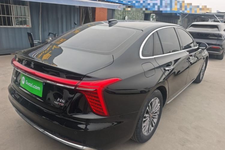 Used Hongqi H5 2023 2.0T Automatic Smart Connect Flagship Edition Rear Right 45 Deg