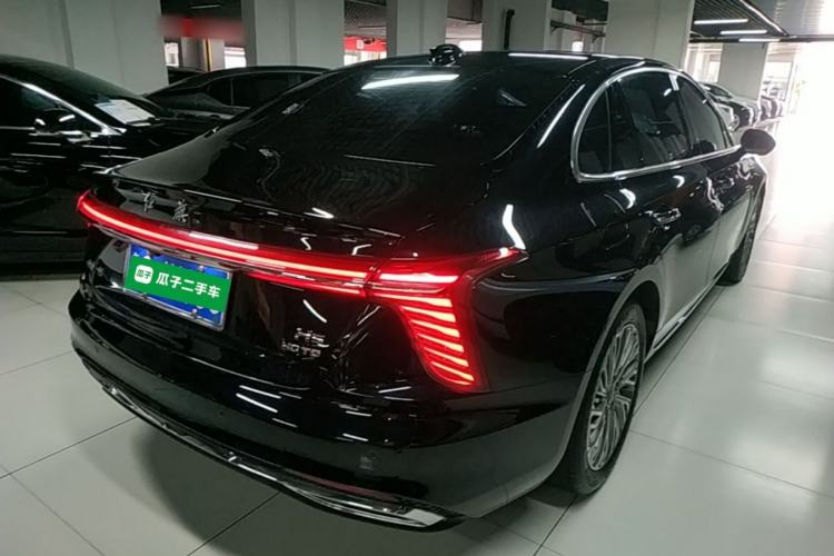 Used Hongqi H5 2023 2.0T Automatic Smart Connect Flagship Edition Rear Right 45 Deg