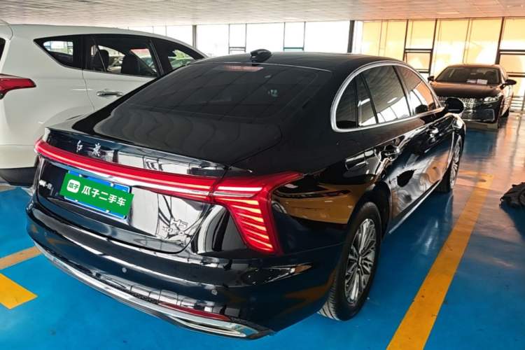 Used Hongqi H5 2023 2.0T Automatic Smart Connect Flagship Edition Rear Right 45 Deg