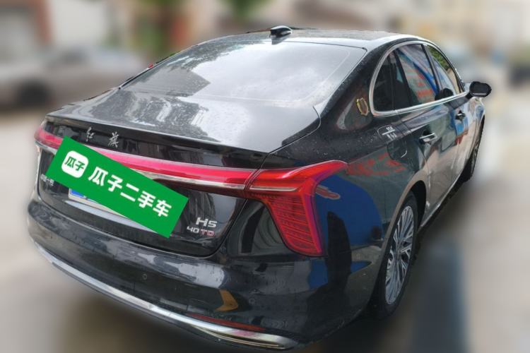 Used Hongqi H5 2023 2.0T Automatic Smart Connect Flagship Edition Rear Right 45 Deg