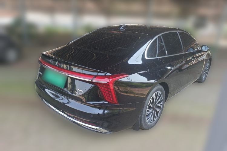 Used Hongqi H5 2023 2.0T Automatic Smart Connect Flagship Edition Rear Right 45 Deg