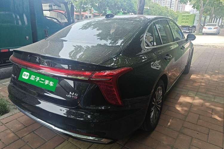 Used Hongqi H5 2023 2.0T Automatic Smart Connect Flagship Edition Rear Right 45 Deg