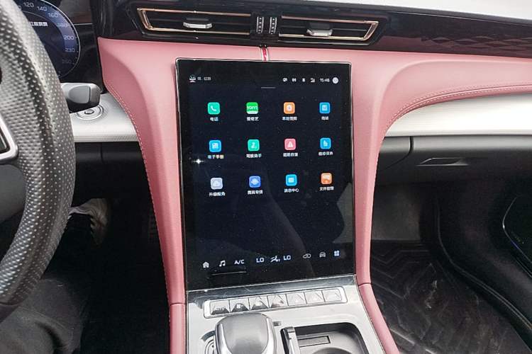 Used Hongqi H5 2023 2.0T Automatic Smart Connect Flagship Edition Audio And AC Panel