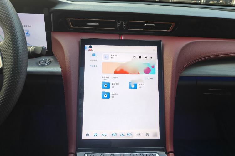 Used Hongqi H5 2023 2.0T Automatic Smart Connect Flagship Edition Audio And AC Panel