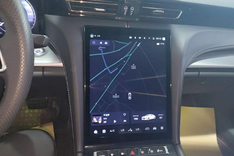 Used Hongqi H5 2023 1.5T HEV Smart Connect Flagship Edition Audio And AC Panel