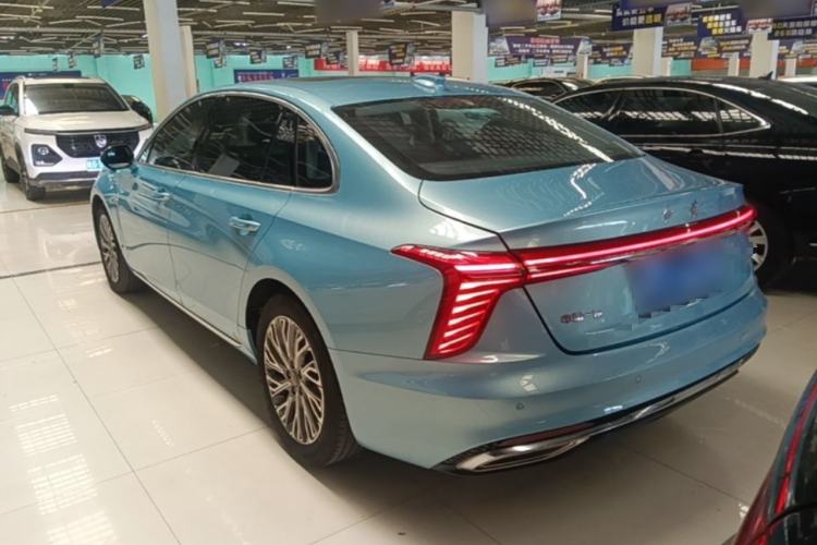 Used Hongqi H5 2023 1.5T HEV Smart Connect Flagship Edition Rear Left 45 Deg