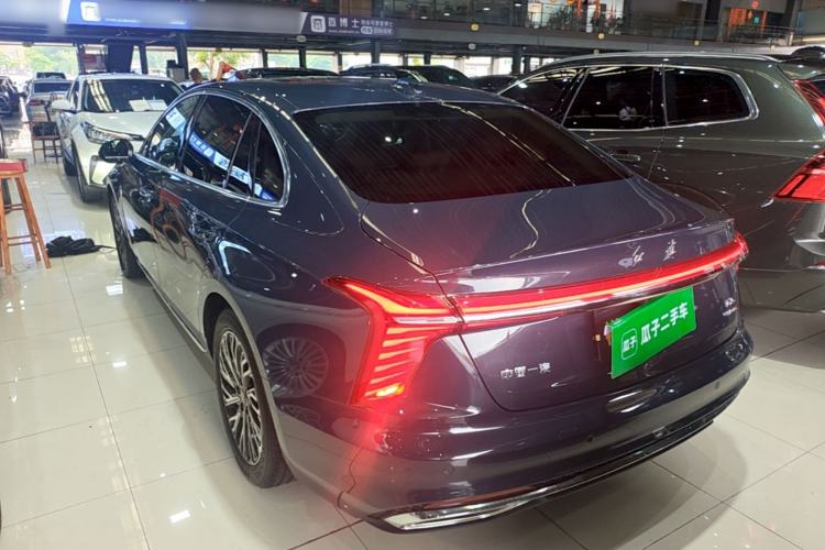 Used Hongqi H5 2023 2.0T Automatic Smart Connect Flagship Edition Rear Left 45 Deg
