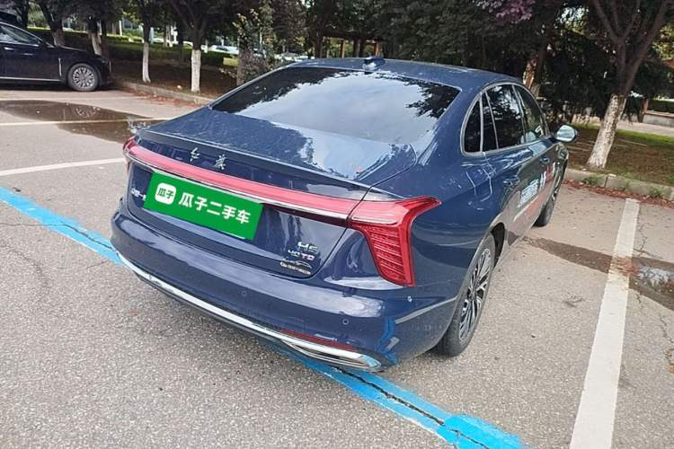 Used Hongqi H5 2023 2.0T Automatic Smart Connect Flagship Edition Rear Right 45 Deg