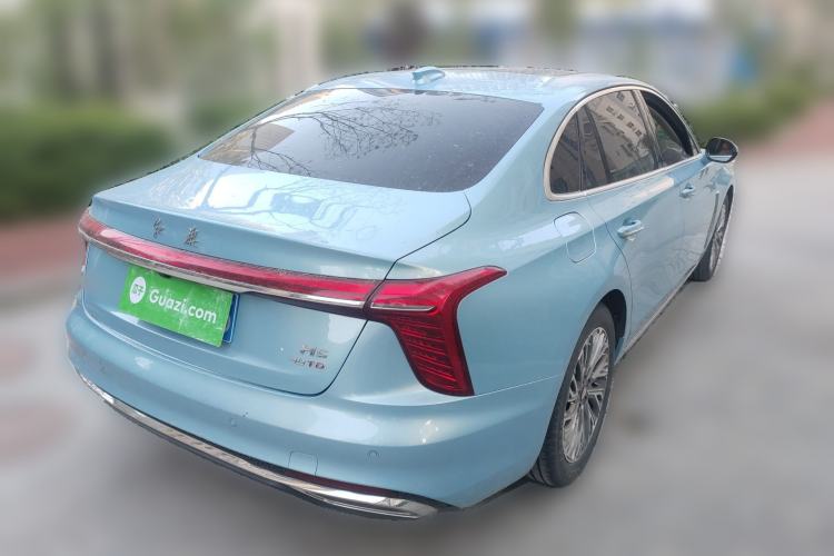 Used Hongqi H5 2023 2.0T Automatic Smart Connect Flagship Edition Rear Right 45 Deg