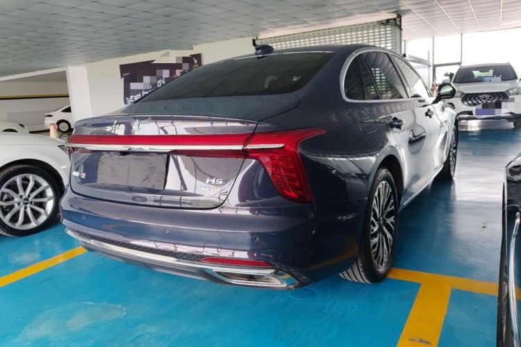 Used Hongqi H5 2023 2.0T Automatic Smart Connect Flagship Edition Rear Right 45 Deg