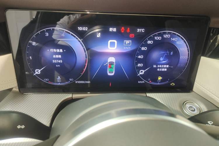 Used Hongqi H5 2023 2.0T Automatic Smart Connect Flagship Edition Instrument Cluster