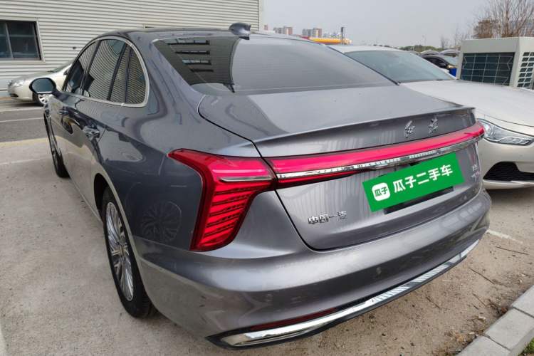 Used Hongqi H5 2023 2.0T Automatic Smart Connect Flagship Edition Rear Left 45 Deg