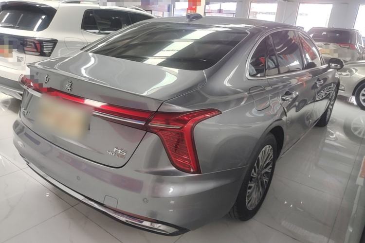 Used Hongqi H5 2023 2.0T Automatic Smart Connect Flagship Edition Rear Right 45 Deg