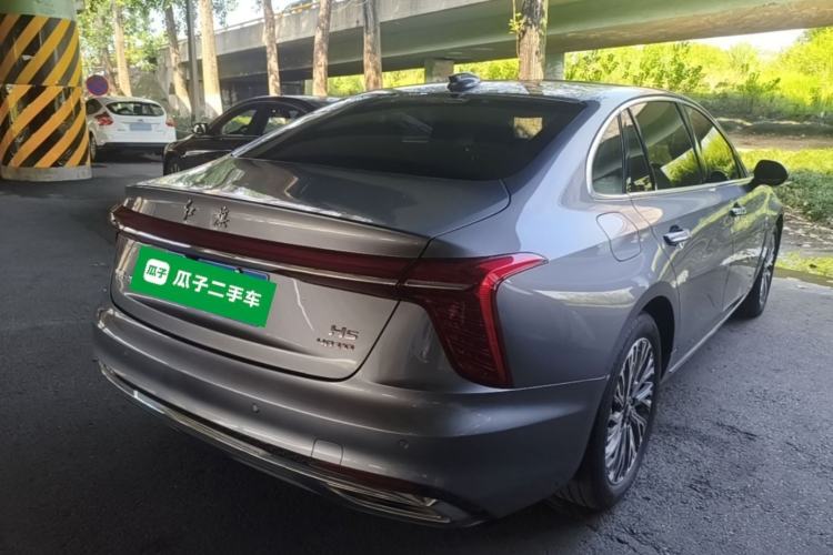Used Hongqi H5 2023 2.0T Automatic Smart Connect Flagship Edition Rear Right 45 Deg