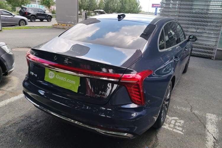Used Hongqi H5 2023 2.0T Automatic Smart Connect Flagship Edition Rear Right 45 Deg