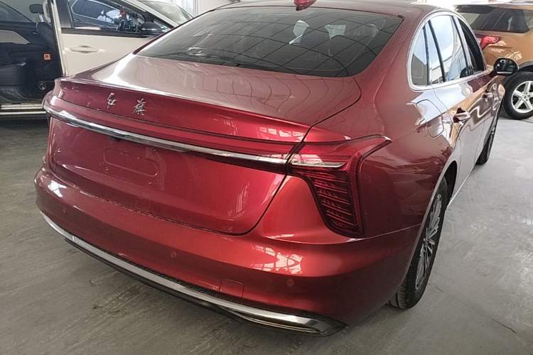 Used Hongqi H5 2023 2.0T Automatic Smart Connect Flagship Edition Rear Right 45 Deg
