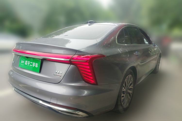 Used Hongqi H5 2023 2.0T Automatic Smart Connect Flagship Edition Rear Right 45 Deg