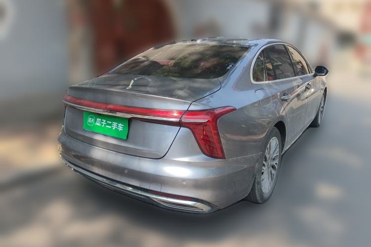 Used Hongqi H5 2023 2.0T Automatic Smart Connect Flagship Edition Rear Right 45 Deg