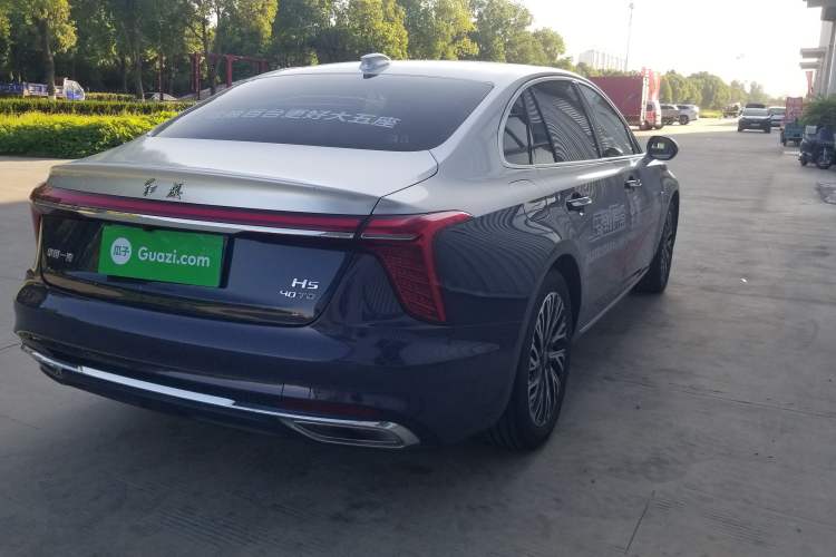 Used Hongqi H5 2023 2.0T Automatic Smart Connect Flagship Edition Rear Right 45 Deg