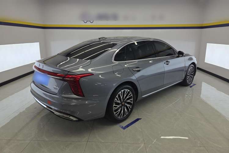 Used Hongqi H5 2023 2.0T Automatic Smart Connect Flagship Edition Rear Right 45 Deg
