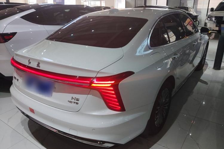 Used Hongqi H5 2023 2.0T Automatic Smart Connect Flagship Edition Rear Right 45 Deg