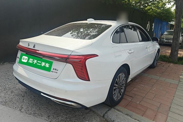 Used Hongqi H5 2023 2.0T Automatic Smart Connect Flagship Edition Rear Right 45 Deg