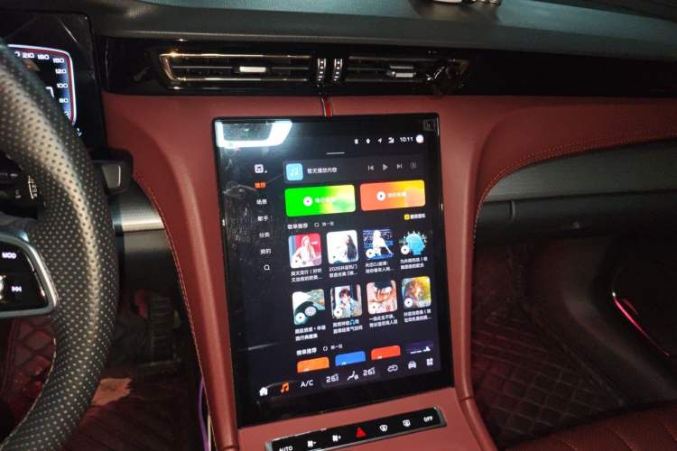 Used Hongqi H5 2024 1.5T DCT Smart Connect Flagship Edition Audio And AC Panel