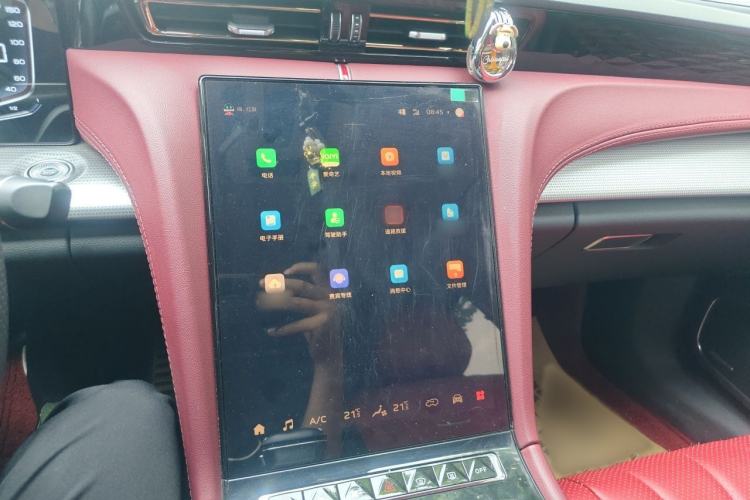 Used Hongqi H5 2024 1.5T DCT Smart Connect Flagship Edition Audio And AC Panel