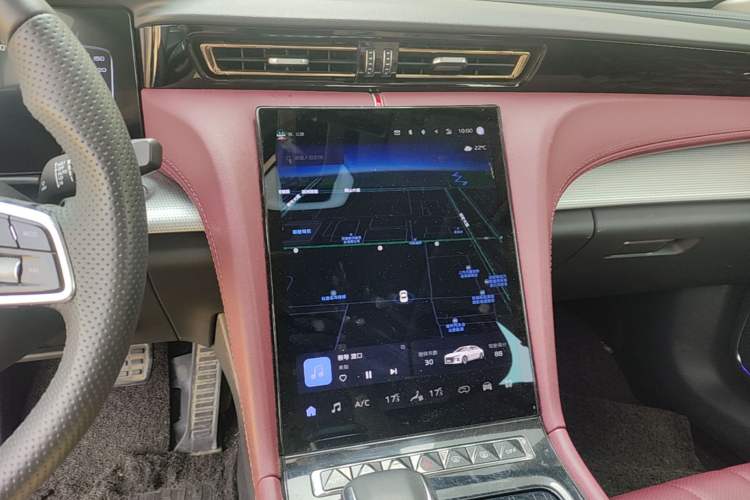 Used Hongqi H5 2024 1.5T DCT Smart Connect Flagship Edition Audio And AC Panel