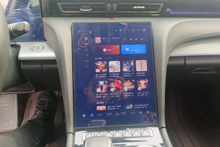 Used Hongqi H5 2024 1.5T HEV Smart Connect Flagship Edition Audio And AC Panel