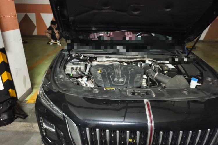 Used Hongqi H5 2024 2.0T Automatic Smart Connect Flagship Edition Engine Bay Right