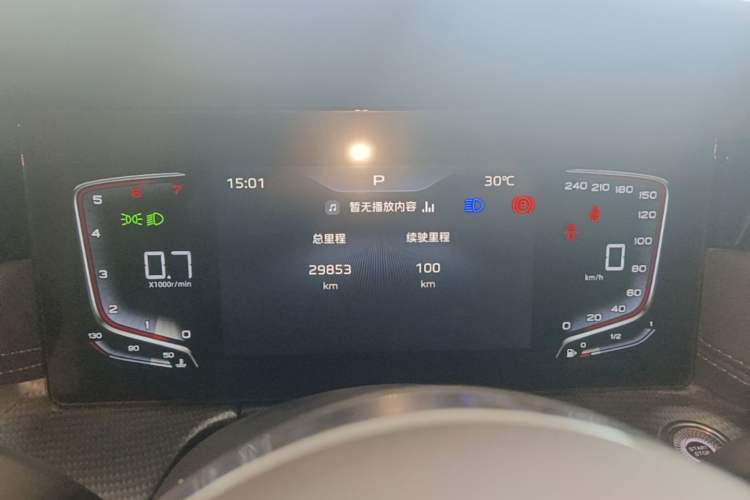 Used Hongqi H5 2024 1.5T DCT Smart Connect Flagship Edition Instrument Cluster