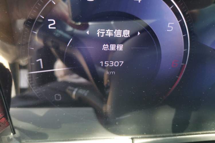 Used Hongqi H5 2024 2.0T Automatic Smart Connect Flagship Edition Odometer Close Up