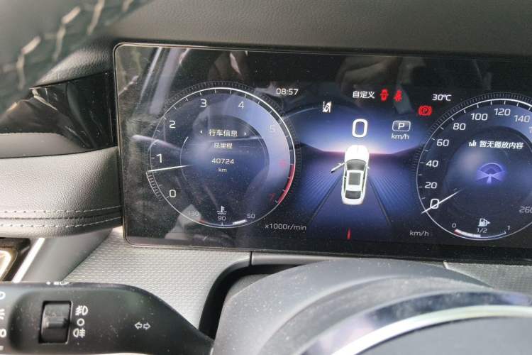 Used Hongqi H5 2024 2.0T Automatic Smart Connect Flagship Edition Odometer Close Up