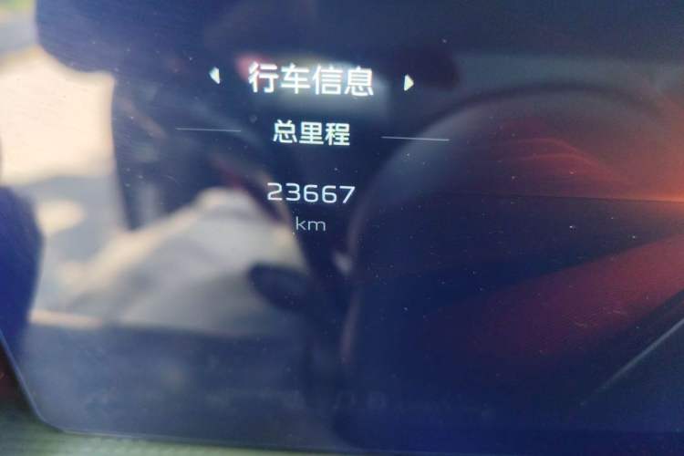 Used Hongqi H5 2024 2.0T Automatic Smart Connect Flagship Edition Odometer Close Up