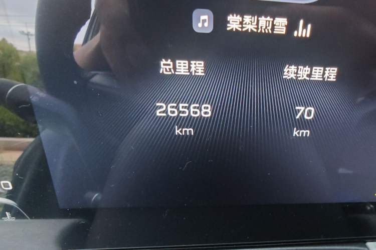 Used Hongqi H5 2024 1.5T DCT Smart Connect Flagship Edition Odometer Close Up